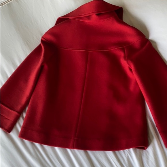Lafayette 148 Red wool Swing Jacket - Picture 5 of 12
